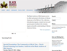 Tablet Screenshot of blackarchives.org